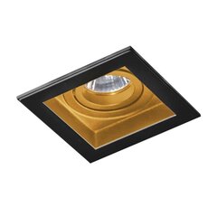 Azzardo įmontuojamas šviestuvas Minorka Black/Gold kaina ir informacija | Įmontuojami šviestuvai, LED panelės | pigu.lt