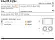 Azzardo lubinis šviestuvas Brant 2 Chrome kaina ir informacija | Lubiniai šviestuvai | pigu.lt