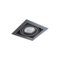 Azzardo įmontuojamas šviestuvas Nova Black kaina ir informacija | Įmontuojami šviestuvai, LED panelės | pigu.lt