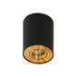 Azzardo lubinis šviestuvas Bross 1 Black/Gold kaina ir informacija | Lubiniai šviestuvai | pigu.lt