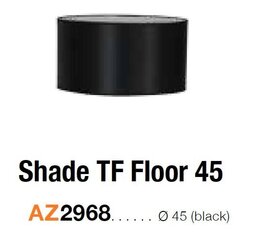 Azzardo абажур для торшера Shade TF 45 Black цена и информация | Торшеры | pigu.lt