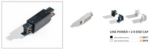 Azzardo комплект заделок и соединений, 3 шт. цена и информация | Монтируемые светильники, светодиодные панели | pigu.lt