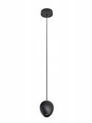 Azzardo подвесной светильник Ovum Black 1 AZ3095 цена и информация | Люстры | pigu.lt