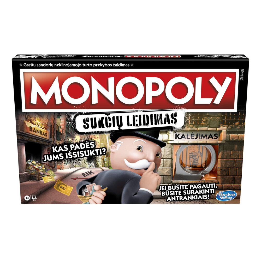Žaidimas „Monopolis: sukčių leidimas“, (lietuvių kalba) kaina | pigu.lt