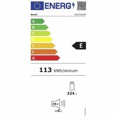 Холодильник BOSCH KSV33VLEP  Нержавеющая сталь цена и информация | Bosch Холодильники и морозильные камеры | pigu.lt