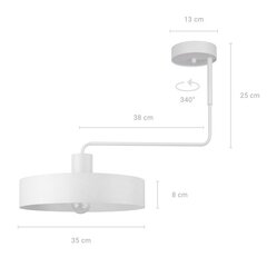 Потолочный светильник VASCO 31550 цена и информация | Потолочные светильники | pigu.lt