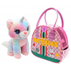 Плюшевая игрушка Cutekins Caticorn с сумкой для переноски, 35045 цена и информация | Игрушки для малышей | pigu.lt