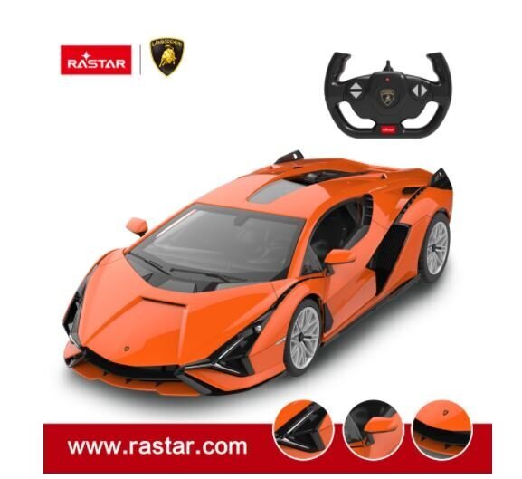 Valdomas automodelis Rastar R/C 1:14 Lamborghini Sian, 97700 kaina ir informacija | Žaislai berniukams | pigu.lt