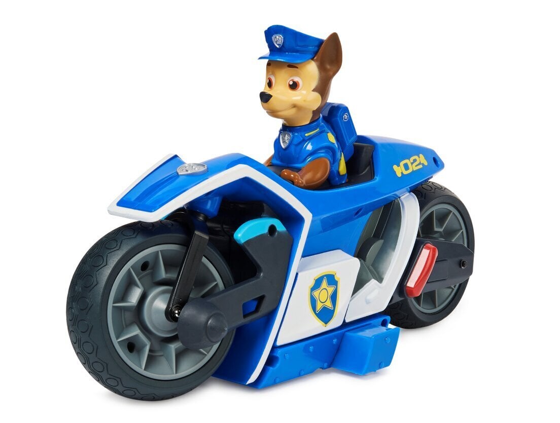 Radijo bangomis valdomas motociklas Šunyčiai Patruliai (Paw Patrol) Chase, 6061806 kaina ir informacija | Žaislai berniukams | pigu.lt