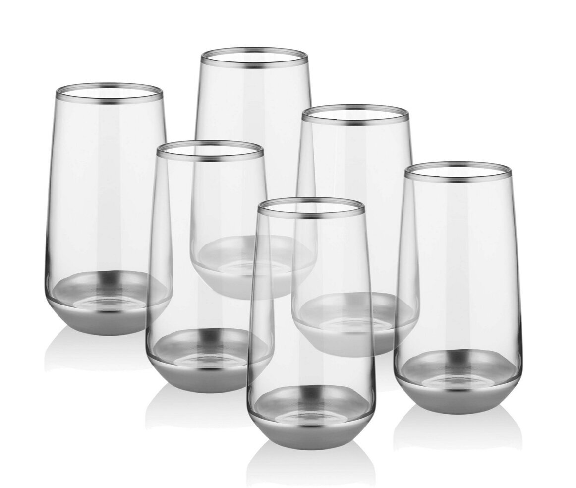 Stiklinių rinkinys, 6 vnt. kaina ir informacija | Taurės, puodeliai, ąsočiai | pigu.lt