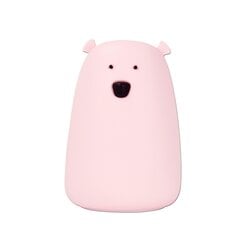 Ночник - Мишка розовый LED 312976 цена и информация | Настольные светильники | pigu.lt