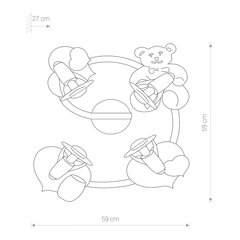 Nowodvorski детский настенный светильник Honey IV 3662 kaina ir informacija | Настенные светильники | pigu.lt