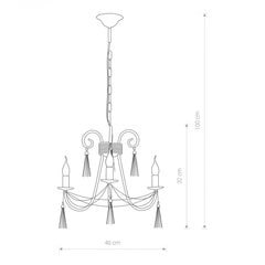 Nowodvorski Lighting подвесной светильник Twist 4983 цена и информация | Люстры | pigu.lt