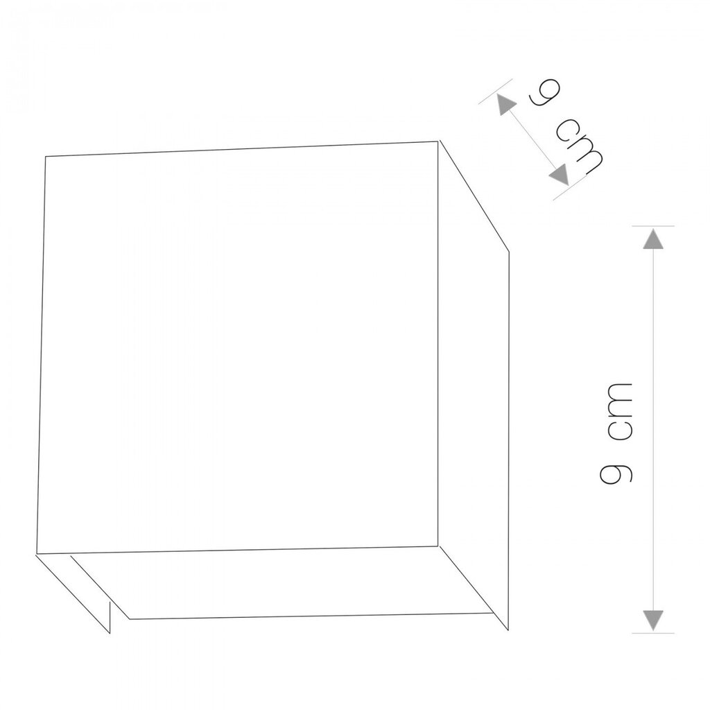 Nowodvorski sieninis šviestuvas Cube White 5266 kaina ir informacija | Sieniniai šviestuvai | pigu.lt