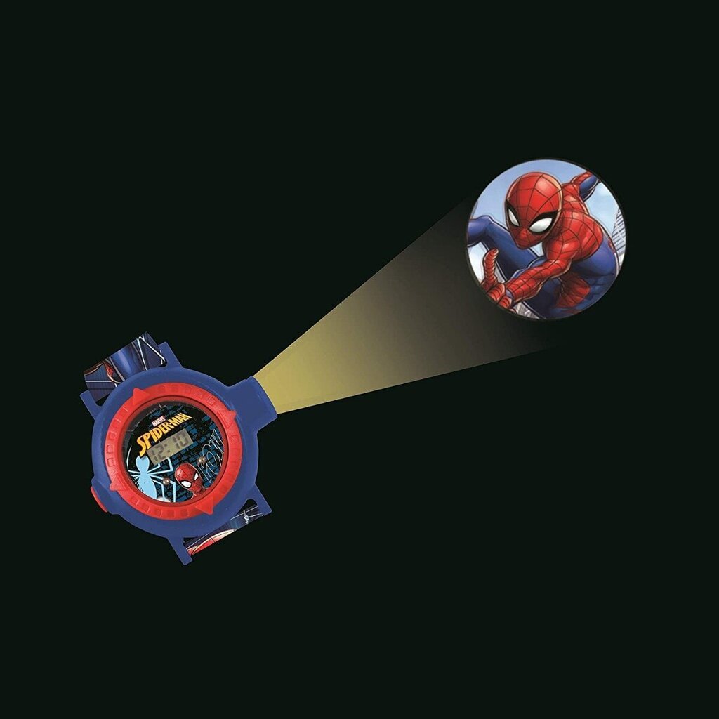 Spiderman (Žmogus Voras) laikrodis su projekcija kaina ir informacija | Žaislai berniukams | pigu.lt