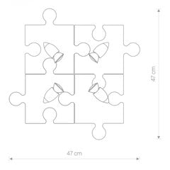 Nowodvorski Lighting настенный светильник Puzzle 6384 цена и информация | Настенные светильники | pigu.lt