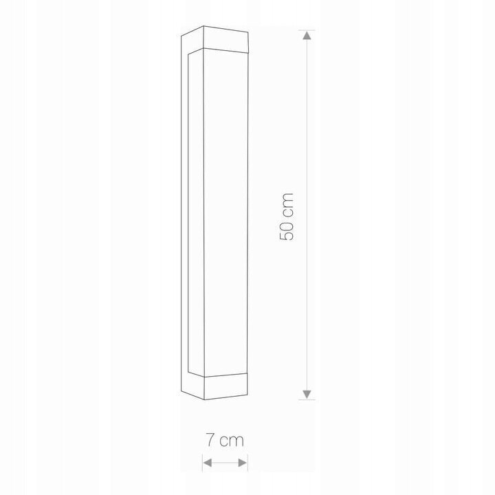 Nowodvorski sieninis šviestuvas Fraser 6945, 50 cm цена и информация | Sieniniai šviestuvai | pigu.lt