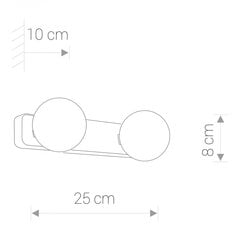 Nowodvorski Lighting настенный светильник Brazos 6950 цена и информация | Настенные светильники | pigu.lt