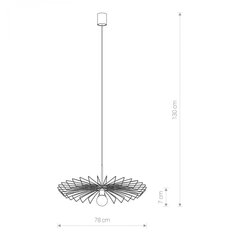 Nowodvorski Lighting подвесной светильник 8873 Umbrella Black цена и информация | Люстры | pigu.lt