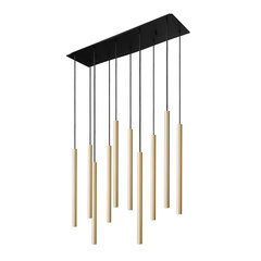 Nowodvorski Lighting подвесной светильник 8924 Laser Solid Brass Black 10 цена и информация | Люстры | pigu.lt