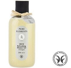 Gaivinantis ir vėsinantis dušo gelis vyrams Pure Elements 200 ml kaina ir informacija | Pure Elements Kvepalai, kosmetika | pigu.lt