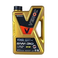 Venol - SYNTHESIS PREMIUM PLUS SN CF 5W30 C3 - Variklio alyva kaina ir informacija | Variklinės alyvos | pigu.lt