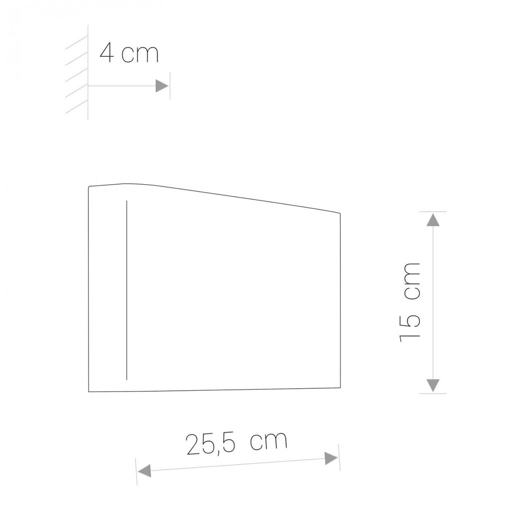 Nowodvorski sieninis šviestuvas Haga White 9708 kaina ir informacija | Sieniniai šviestuvai | pigu.lt