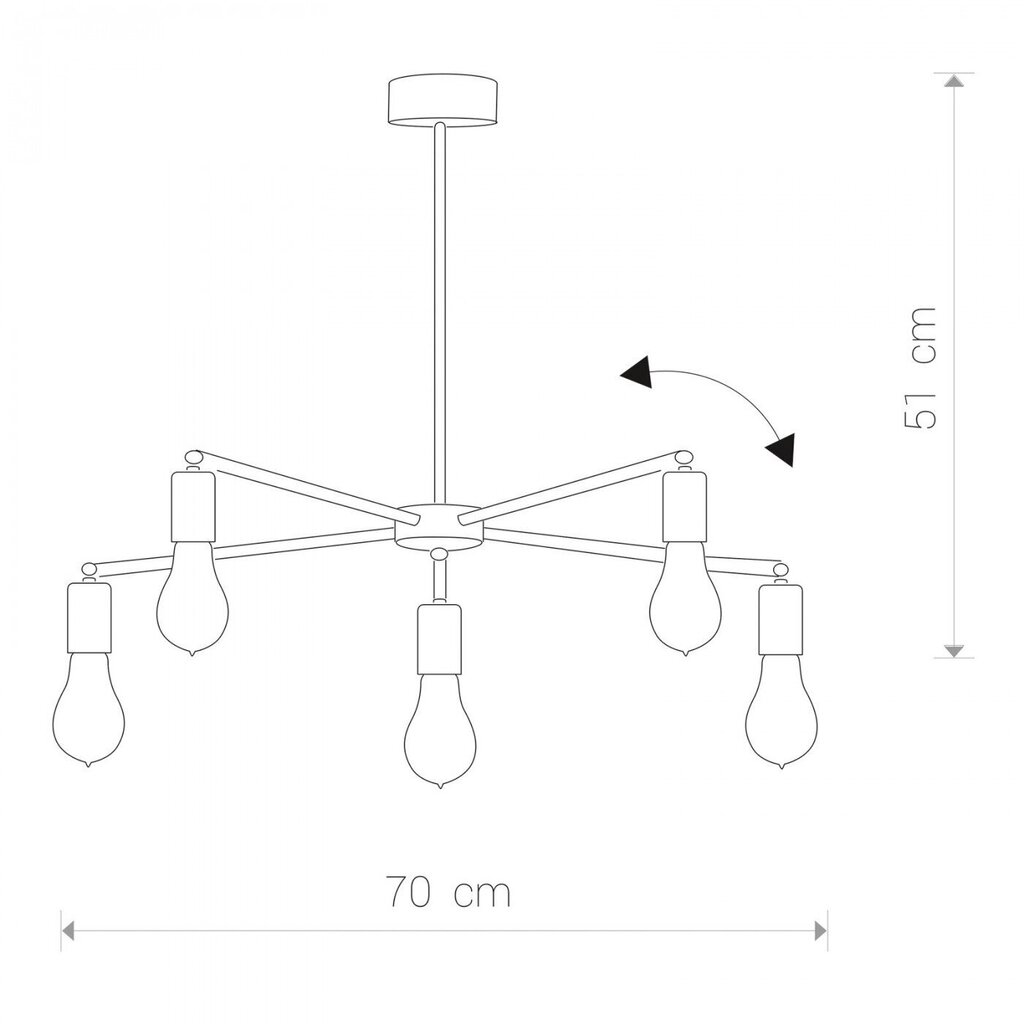 Nowodvorski pakabinamas šviestuvas Sticks V B 9735 цена и информация | Pakabinami šviestuvai | pigu.lt