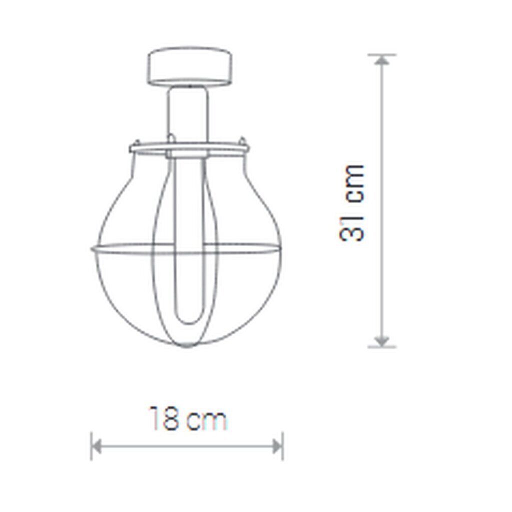 Nowodvorski lubinis šviestuvas Manufacture I 9741 kaina ir informacija | Lubiniai šviestuvai | pigu.lt