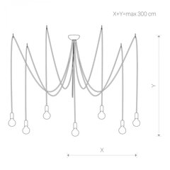 Nowodvorski pakabinamas šviestuvas Spider White VII 9743 kaina ir informacija | Pakabinami šviestuvai | pigu.lt