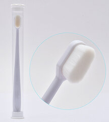 Нано зубная щетка, прямые щетинки, белая цена и информация | Зубные щетки, пасты | pigu.lt