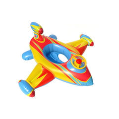 Надувной круг для детей самолет, синий цена и информация | Надувные и пляжные товары | pigu.lt