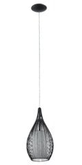 Подвесной светильник Razoni, черный цвет, макс. 60 Вт E27 цена и информация | Подвесной светильник | pigu.lt