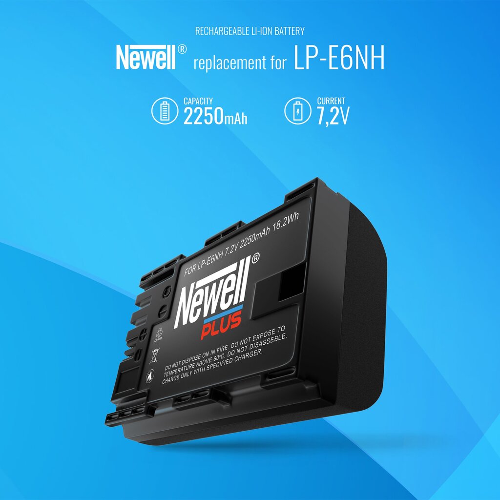 Newell Plus LP-E6NH Canon цена и информация | Akumuliatoriai fotoaparatams | pigu.lt