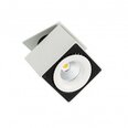 Italux SL7562/28W 3000K WH+BL Sevilla square recessed 3000K