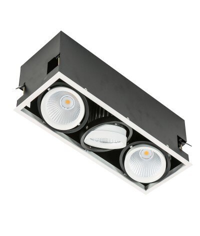 Įleidžiamas šviestuvas Italux Vertico Triple GL7108-3/3X18W3000KWH+BL kaina ir informacija | Įmontuojami šviestuvai, LED panelės | pigu.lt