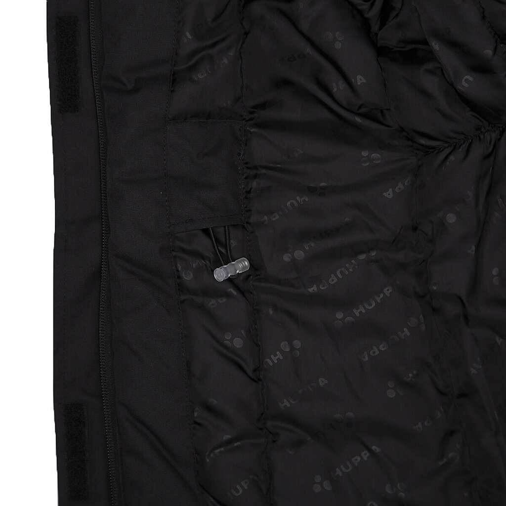 Huppa žieminė striukė mergaitėms Mona 2, 300 g, juoda kaina ir informacija | Žiemos drabužiai vaikams | pigu.lt