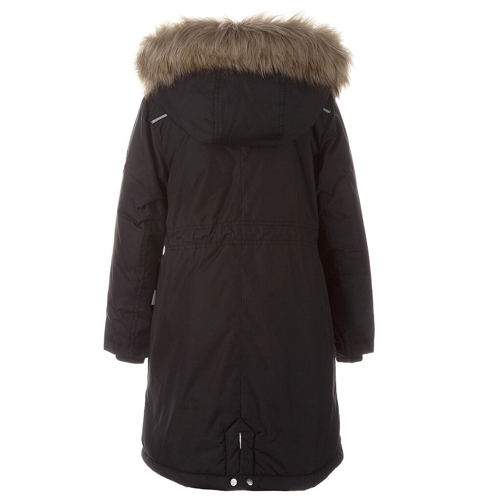 Huppa žieminė striukė mergaitėms Mona 2, 300 g, juoda kaina ir informacija | Žiemos drabužiai vaikams | pigu.lt