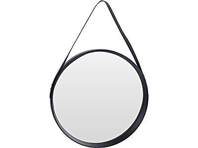 Pakabinamas veidrodis Loft, juodas kaina ir informacija | Veidrodžiai | pigu.lt