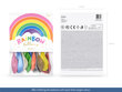 Balionai, pasteliniai įvairių spalvų, 30 cm, 10 vnt. цена и информация | Balionai | pigu.lt