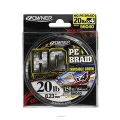 Леска крученая HQ PE Braid Owner 150 м 0.15 цена и информация | Лески | pigu.lt