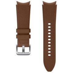 Samsung Classic Hybrid Leather Band S/M Camel kaina ir informacija | Išmaniųjų laikrodžių ir apyrankių priedai | pigu.lt