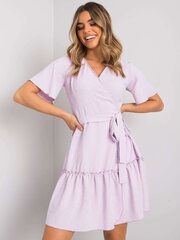 Светло-фиолетовое платье с галстуком цена и информация | Платья | pigu.lt
