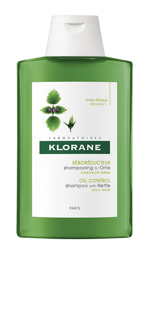 Plaukų šampūnas riebiems plaukams Klorane Oil Control, 200 ml kaina ir informacija | Šampūnai | pigu.lt