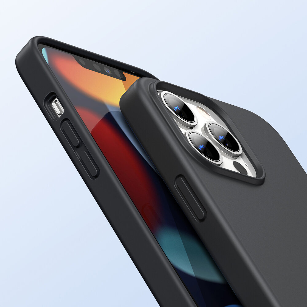 Ugreen Protective Silicone Case, skirtas iPhone 13 Pro Max, juodas kaina ir informacija | Telefono dėklai | pigu.lt