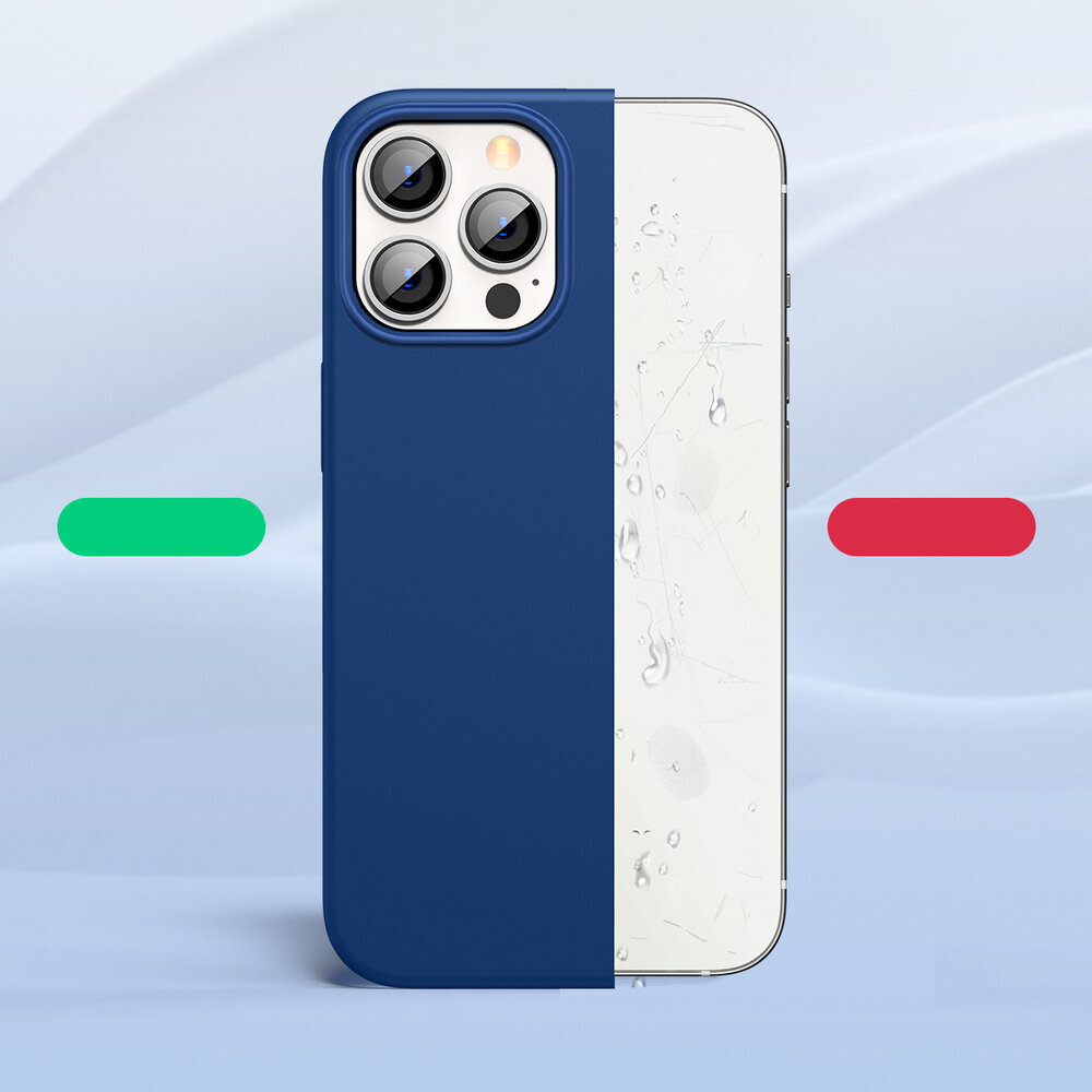 Ugreen Protective Silicone Case, skirtas iPhone 13 Pro Max, mėlynas kaina ir informacija | Telefono dėklai | pigu.lt