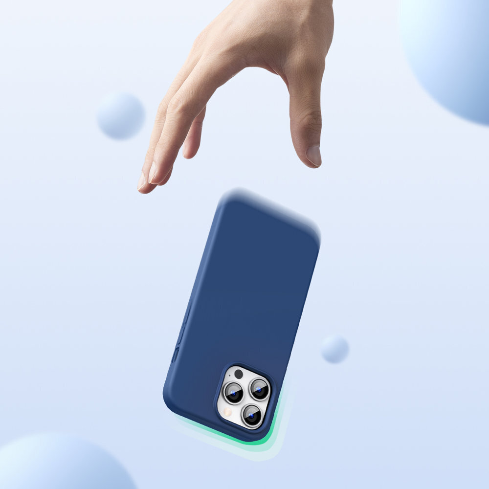 Ugreen Protective Silicone Case, skirtas iPhone 13 Pro Max, mėlynas kaina ir informacija | Telefono dėklai | pigu.lt