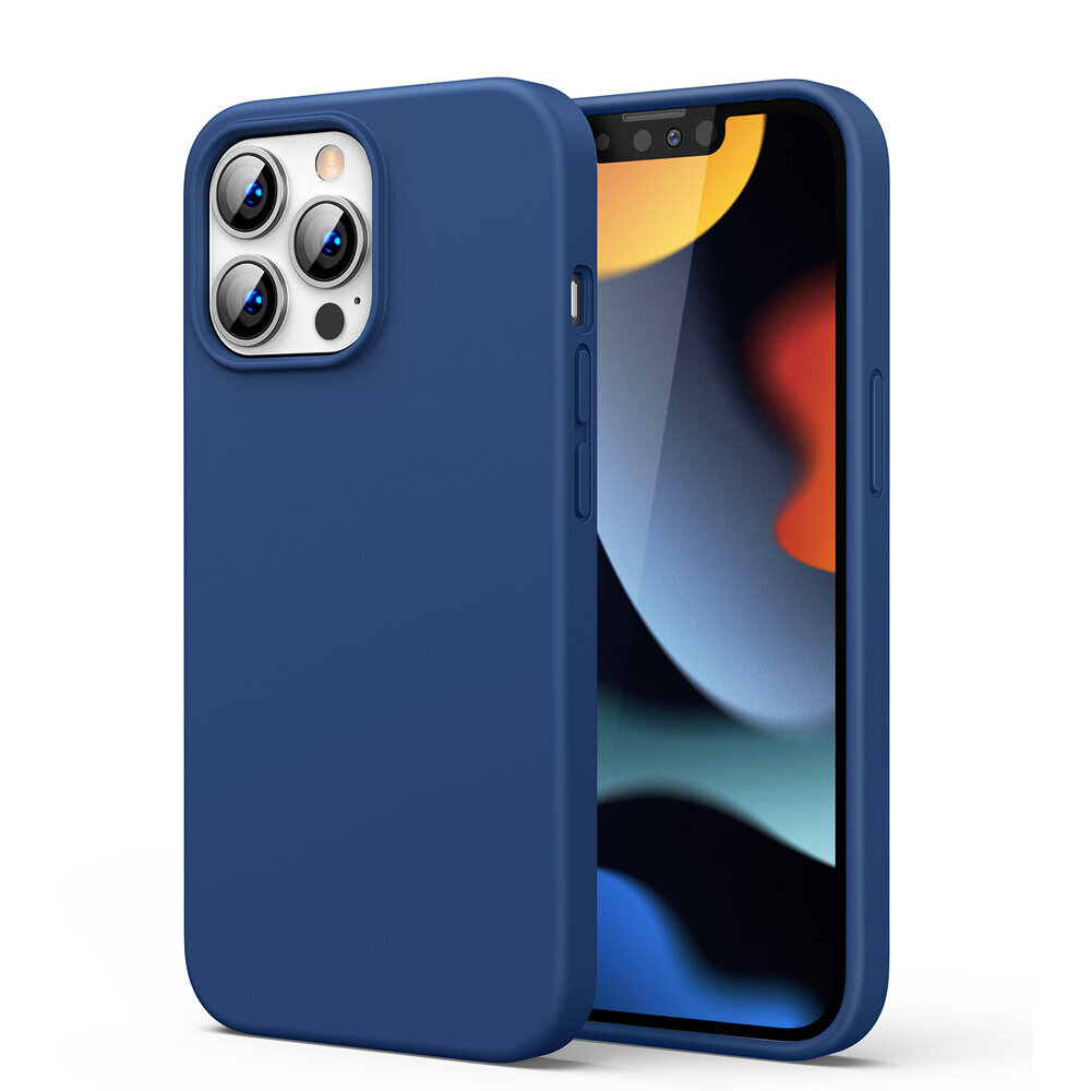 Ugreen Protective Silicone Case, skirtas iPhone 13 Pro Max, mėlynas цена и информация | Telefono dėklai | pigu.lt
