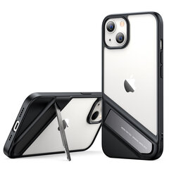 Ugreen Fusion Kickstand Case Hard Cover with Gel Frame and Stand, skirtas iPhone 13, juodas kaina ir informacija | Telefono dėklai | pigu.lt