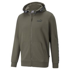 Džemperis vyrams Puma Power Tape Hoodie 589396444063699444179, žalias kaina ir informacija | Džemperiai vyrams | pigu.lt